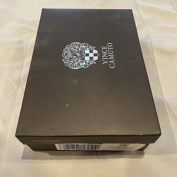 Vince Camuto Booties Womens Size 6W Tuscan Taupe Suede Parrla Cutout Ankle Boots - Picture 3 of 13